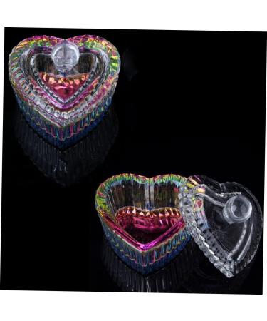 Healeved 1 Set Nail Art Crystal Cup Nail Holder Glass Dapping Dish Nails Brush Pen Container with Lid Glass Nail Cup Nail Crystal Cup Nail Painting Drawing Pens Nail Brush Painted Abs - Buy Online on GoSupps.com