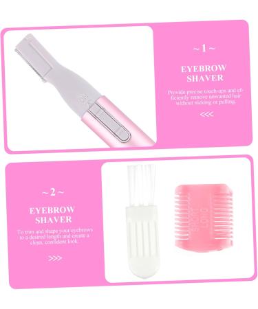 FRCOLOR 3Piece Electric Eyebrow Trimmer Facial Hair Remover Portable And Gentle On Skin For Home And Travel - Buy Online on GoSupps.com