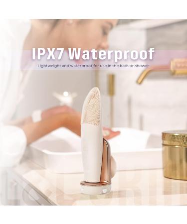 L&L SKIN EMI Facial Cleansing Brush - Deep Cleansing Face Brush with Ultra Hygienic Silicone Scrubber - Rechargeable & Waterproof - Buy Online on GoSupps.com