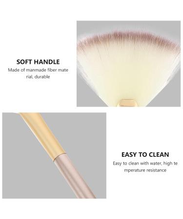 FRCOLOR 3pcs Esthetician Supplies: DIY Bronzer Fan & Multi-Function Highlighter Brush Set for Travel - Perfect for Makeup & Contouring - Buy Online on GoSupps.com