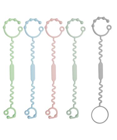 Toy Straps for Baby - 5 Pack Toy Straps for Stroller - Silicone Adjustable Toy Holder for Stroller - Pacifier Holder Sippy Cup Straps - Baby Toy Holder Straps for Teether Toys Bottle - BPA Free A-Multi 5Pack - Buy Online on GoSupps.com