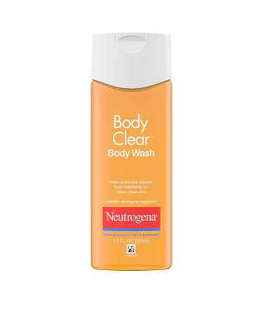 Neutrogena Body Clear Acne Body Wash with Salicylic Acid, 8.5 fl. oz (Pack of 6) - Acne Medicine for Acne-Prone Skin - Buy Online on GoSupps.com