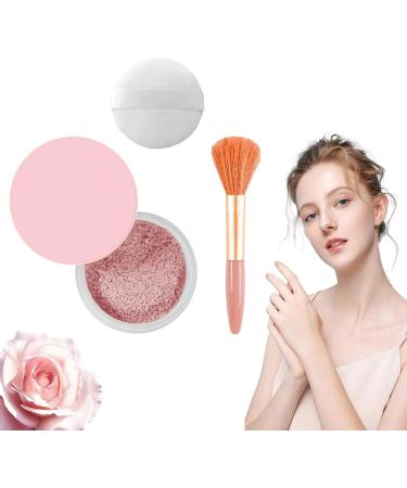 Allaura Make-Up Fixing Powder, Allaura Mattifying Powder, Allaura Beauty Blurring Powder, Allaura Beauty Pink Setting Powder, Oil Control Setting Powder for All Skin Tones (Pink, 6G)