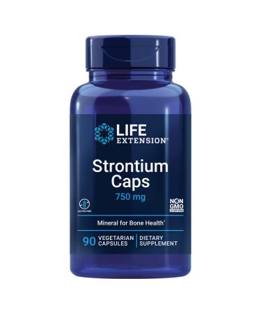 Life Extension Strontium Caps 750 mg 90 Vegetarian Capsules