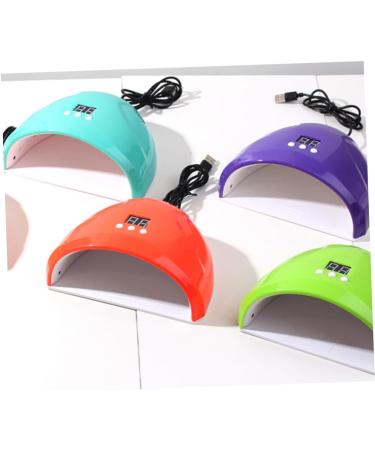 DOITOOL 12 Manicure Tool Led Nail Dryer Nail Drying Station Nail Fan Blow Dryer Led Nail Uv Lamp Manicure Art Lamp Nail Dryer Machine Manicure Polish Dryer Nails Gel Nail Polish Buffer Red - Buy Online on GoSupps.com