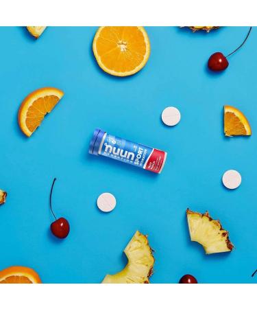 NUUN Sport - Electrolyte Drink Tablets - Fruit Punch Box - 80 Tablets (Pack of 8 Tubes) - Buy Online on GoSupps.com