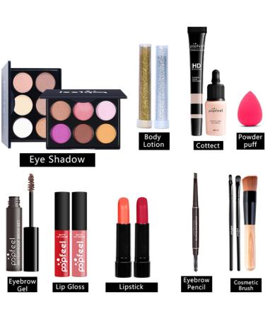 FantasyDay All-in-one Makeup Set Gift Surprise | Full Makeup Kit for Women - Essential Starter Bundle with Eyeshadow, Lipstick, Blush, Concealer, and More! - Buy Online on GoSupps.com
