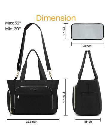 Breast Pump Bag Diaper Bag Tote with 15.6 Inch Laptop Sleeve for Women Working Moms Fit Most Breast Pumps Spectra S1  S2  Medela  Evenflo - Buy Online on GoSupps.com