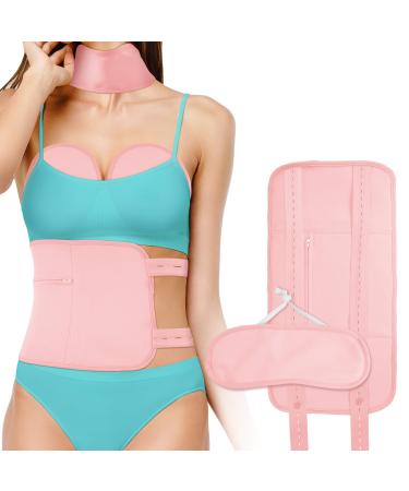 Casting oil pack for the liver castor oil organic castor oil pack for waist and neck reusable organic and culinary oil pack cotton flannel & soft ligaments (pink)