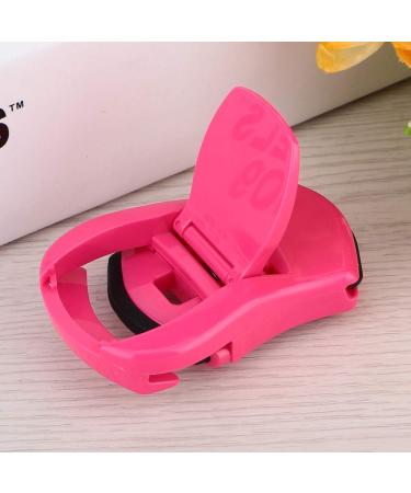 Portable Eyelash Curler - Mini Eye Lash Curling Tool in Rose Red | Eyelash Makeup Tool | International Shipping - Buy Online on GoSupps.com