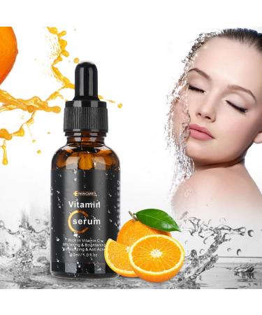 Organic Face Serum Plant Vitamin Illuminating Day and Night Moisturizing Essence Lightens Wrinkles Freckles Suitable for sensitive skin 30 ml