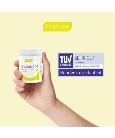 Nupure Probadent Sucking Tablets | 30 Capsules for Fresh Breath & Oral Hygiene | Lemon Flavor with Beneficial Bacterial Cultures - Buy Online on GoSupps.com
