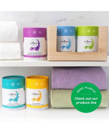 AspenClean Unscented Laundry Pods - New Packaging, Zero Plastic, Vegan, Hypoallergenic Detergent - 36 Count - Buy Online on GoSupps.com