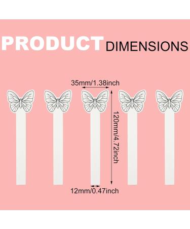Honbay 100PCS Cute Butterfly Disposable Perfume Test Strips - Essential Oils & Aromatherapy Fragrance Testing Paper - Buy Online on GoSupps.com