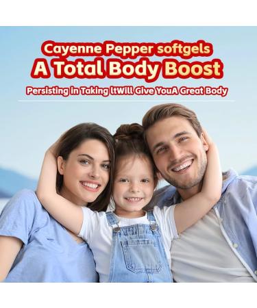 EILTEAU AuriLabs Cayenne Pepper Softgels Supplement Supports Leg Vein Heart and Blood Vessel Health with Vitamin E D3+K2 and Extracts of Grape Seed Hawthorn Beetroot and Others (1) - Buy Online on GoSupps.com