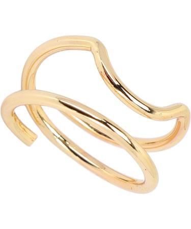 LIYJTK Ring finger index finger nail ring artistic charm decoration retro jewelry for women and girls wedding Valentine's Day gift (3046 oro) - Buy Online on GoSupps.com