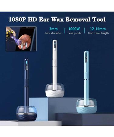 Threesome Ear Wax Removal Tool Set | 1080P HD Camera | Smart Endoscope | WiFi Chip | Royal Blue - Buy Online on GoSupps.com