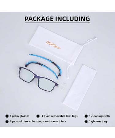 BiBiBear Kids Blue Light Blocking Glasses - Bendable Lens Legs Reduces Eyestrain for Girls & Boys - Buy Online on GoSupps.com