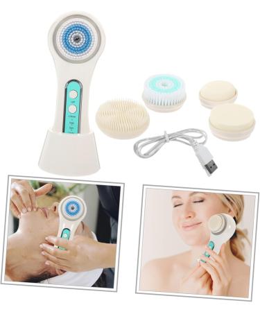 Angoily 1 Set Facial Cleansing Brush Electric Cleaner Electric Face Cleanser Silicone Cleaning Brush Face Care Cleaner Face Wash Brush Usb Abs Water Proof Facial Cleanser - Buy Online on GoSupps.com