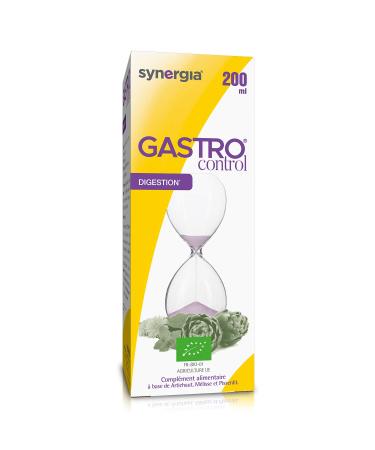 GASTROCONTROL 200ml | Contributes to Serene Digestion Thanks to the Association of Three Plants: Artichoke Lemon Balm and Dandelion | 100% Natural Formula | SYNERGIA laboratory