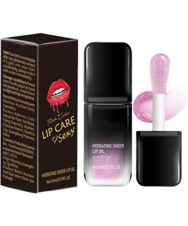 Color Changing Lip Polish Magic Color Changing Nourishing Lip Oil 5ml Shiny Long Lasting Liquid Lipstick and Lip Gloss for Women for Repair and Care - Buy Online on GoSupps.com