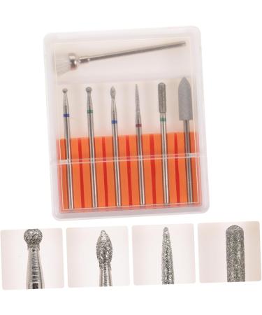 POPETPOP 1set Grinding Head Set Nail Art Drill Bits Xmas Nail Drill Bits Nail Grinding Heads Under Nail Cleaner Tool Rotary Tool Bits Manicure Drill Bit Pedicure Tungsten Steel Head - Buy Online on GoSupps.com