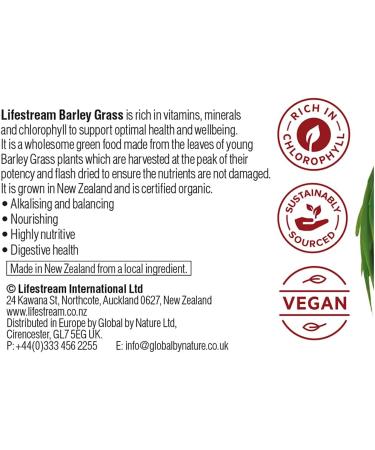 Lifestream Organic Barley Grass Powder 100g 100 g (Pack of 1) - Buy Online on GoSupps.com