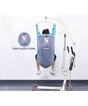 Patient Lift Toileting Sling for Hoist Divided Leg Sling Reusable Professional Sitting Transfer Belt Patient Lifter Bariatric Handicap Lift for Patient Elderly 0627 Blue Large - Buy Online on GoSupps.com