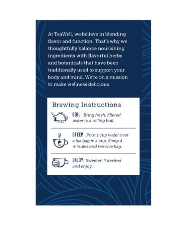 Celestial Seasonings Stress Relief Tea - Organic Lemon Verbena & Chamomile, Caffeine Free, 12 Bags - Buy Online on GoSupps.com