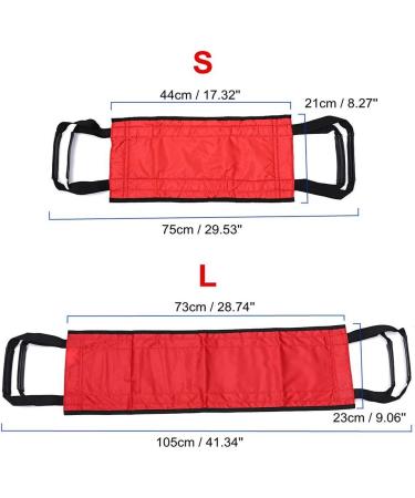 Patient Transfer Sling Belt Wheelchair Elderly Injured Disabled Auxiliary Riser Nursing Lift Auxiliary Belt with Handles for Hospital and Home Care Large - Buy Online on GoSupps.com