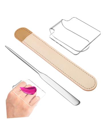 Palette de M lange de Maquillage Acrylique avec Spatule Taille Unique Portable pour D butants Passionn s Professionnels Rangement avec Pochette