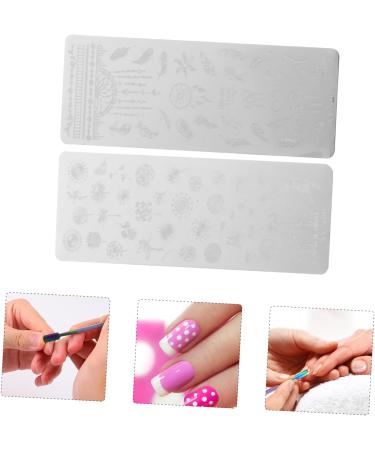 minkissy 6 Sets Double-headed Silicone Stamp Acrylic Nail Stamper Nail Stamp Tool Kit Nail Art Stencil Nail Art Stickers Nail Decals Stickers Nail Art Stamper Nail Stickers Manicure 12x4cmx2pcs As Shownx2pcs - Buy Online on GoSupps.com