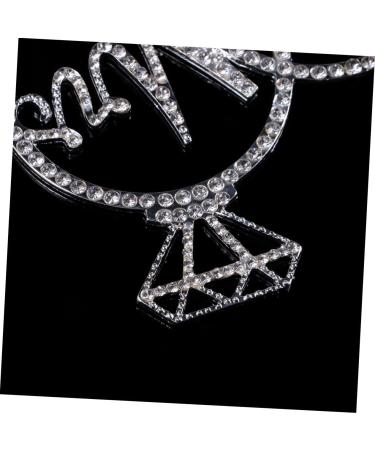 Warmhm 3pcs Cupcake Topper Cake Pick Wedding Cake Toppers Mr Mrs Shape Deisgn Picks Cupcakes Food Decoration Supplies Hair Accessories Bride Gorgeous Silverx3pcs mediumx3pcs - Buy Online on GoSupps.com