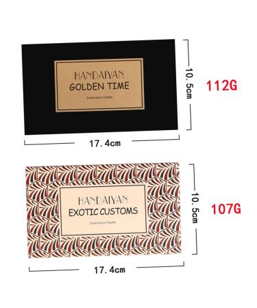 FRCOLOR 2pcs 18-Color Shadow Palette - Shimmer & Matte Eye Shadows for Women | Blendable Glitter Eyeshadow | Perfect for All Skin Tones - Buy Online on GoSupps.com