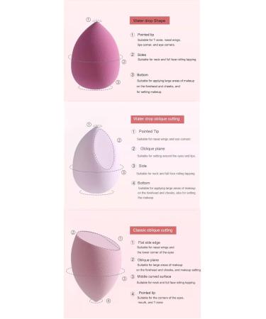 Stianiiile Makeup Sponge Set of 8 - Latex Free Blenders for Liquid Cream & Powder | Super Soft Green Beauty Sponges - Buy Online on GoSupps.com