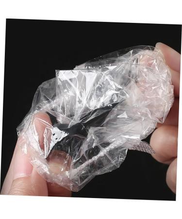 Amosfun 1 Set Hair Bleach Kit Root Comb Applicator Bottle Ear Protectors Shower Caps Clear Gloves Shower Cap Ear Muffs White Lecythus Portable 6.9x4.8cm White - Buy Online on GoSupps.com