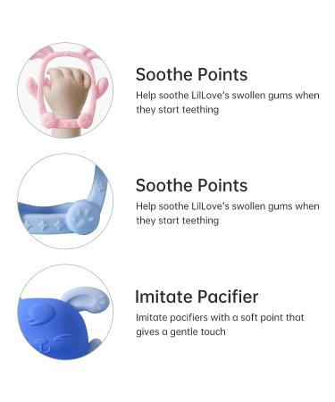 Rabbit Teething Mitten: Silicone Chew Toy for Infants 3+ Months - Removable Component - Buy Online on GoSupps.com