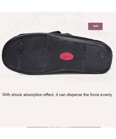 Diabetic Shoes for Men and Women - Lightweight Post-Operative Care Shoes for Swollen Feet - Orthopedic Casual Shoes for Pain Relief - Black, Size 7.5 - Buy Online on GoSupps.com