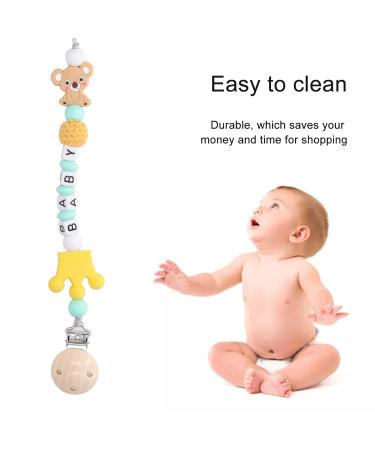 Buy Yellow Silicone Clip Holder Toys | Light Flexible & Washable Baby Animal Bite Ring for Toddlers - Perfect Birthday Gift - Buy Online on GoSupps.com