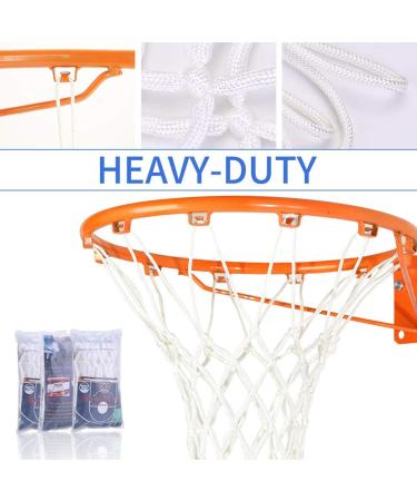 Spring Meow Basketball Net Replacement - 21 Ultra Heavy Duty All-Weather Hoop Net - Indoor/Outdoor Standard Rim - 2023 Upgraded Quality - White - Buy Online on GoSupps.com