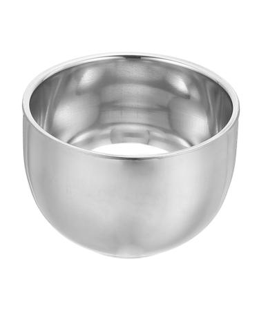 NOLITOY Shaving Cream Foaming Bowl Shaving Mug Metal Men Shaving Bowl Head Shavers Maquina De Cream Bowl Shave Cream Convenient Shave Bowl Major Accessories Man Double-wall Stainless Steel