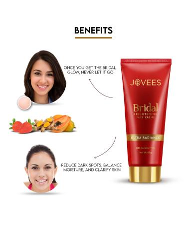 Jovees Bridal Face Cream 60g - Skin Brightening and Nourishing Formula - Buy Online on GoSupps.com