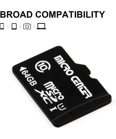Micro Center 64GB Class 10 MicroSDXC Flash Memory Card with Adapter - 2 Pack | Mobile Device Storage, Phone, Tablet, Drone, Full HD Video Recording | 80MB/s UHS-I, C10, U1 - Buy Online on GoSupps.com