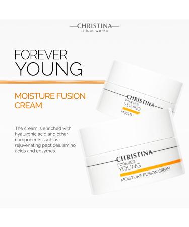 Buy CHRISTINA Forever Young Moisture Fusion Cream 50ml | Hyaluronic Acid Face Moisturizer for Rejuvenation & Firming | International Shipping Available - Buy Online on GoSupps.com