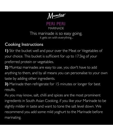 Mumtaz PERI PERI Marinade Catering/Party Size Tub - BULK 2.2Kg - Restaurant Quality - Medium Spiced - BBQ - Grill - Roast - Stir or Air fry.All Natural Ingredients- Gluten Free- Vegan Friendly. - Buy Online on GoSupps.com