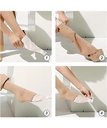 Compression Stocking Aid Sacks - 6 Pack Tools for Easy Sock Application - Open Toe Suitable - International Shipping - Buy Online on GoSupps.com