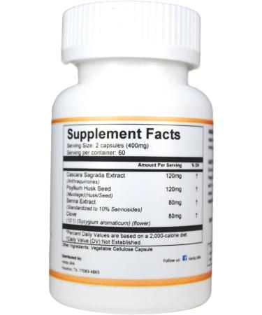 ColonDetox+ Dietary Supplement - Gentle Toxin Elimination & Digestive Support - 120 Vegan Capsules - Made in USA | Ship Internationally - Buy Online on GoSupps.com