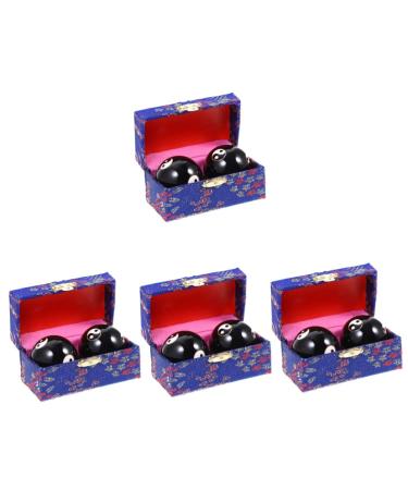 Clispeed 8 STK massage globe meditation balls Chinese handballs Metal Chinese balls for the hand massage roller stress balls for adults adult ball cloisonn aemille old