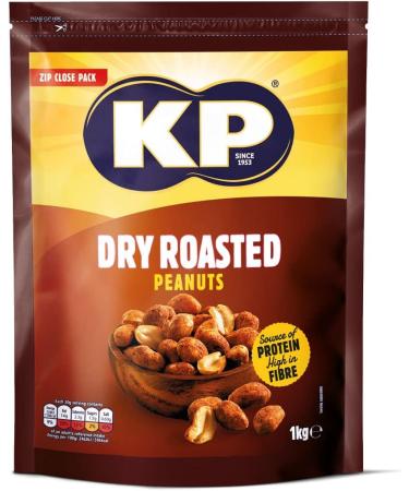 KP Dry Roasted Peanuts 1kg - Buy Online on GoSupps.com
