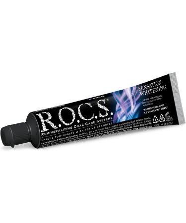 ROCS Toothpaste Sensation Whitening 74g - Premium Whitening Toothpaste for Healthy Teeth | International Shipping Available - Buy Online on GoSupps.com